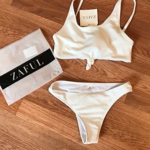 White bikini